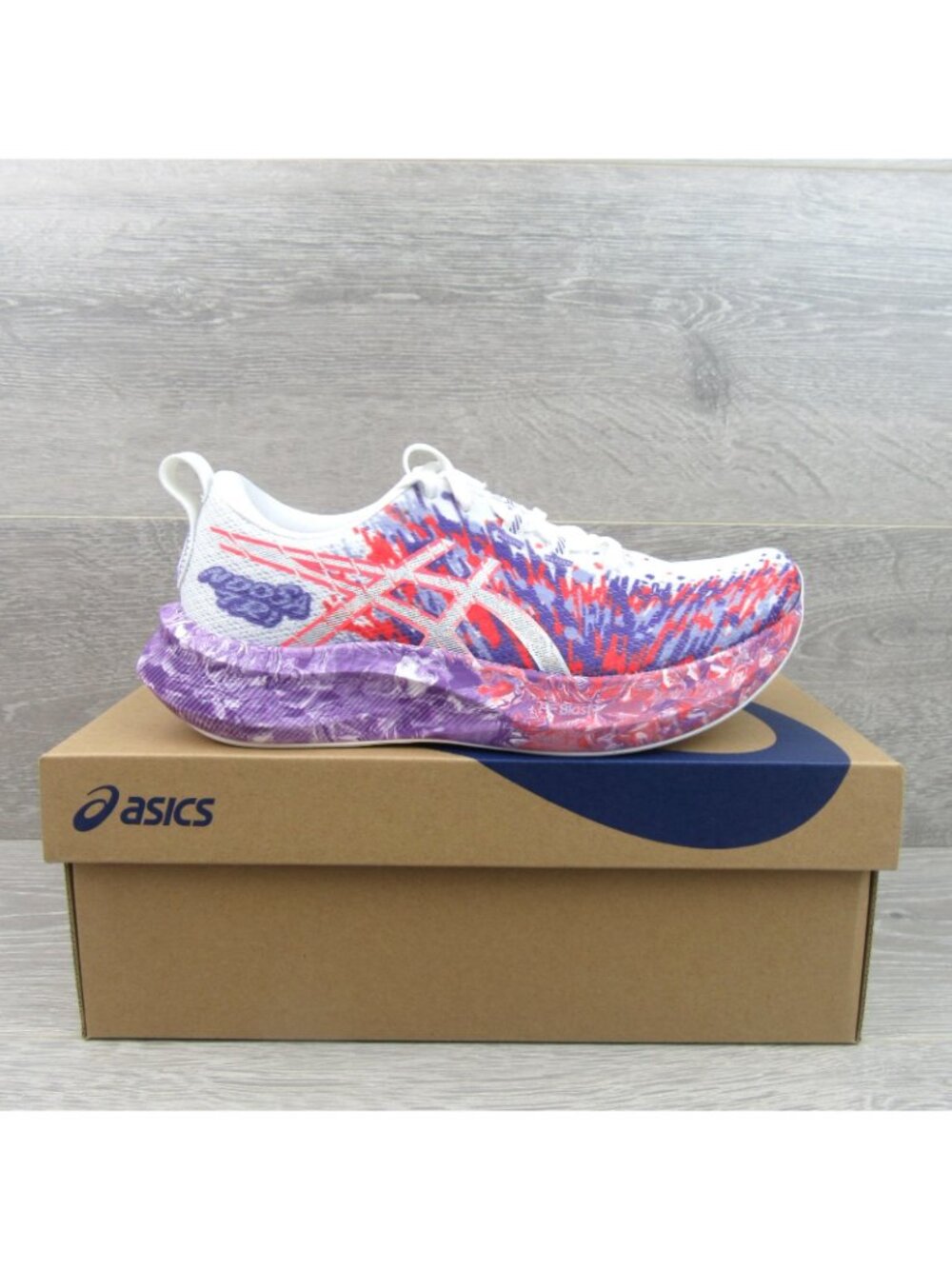 ASICS Noosa Tri 16 Gym Running Shoes Womens Size 8 Purple White NEW - Picture 2 of 13